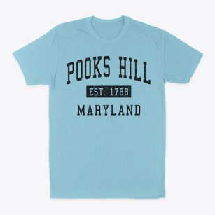 Pooks Hill Maryland Classic Established Classic Dad T-Shirt