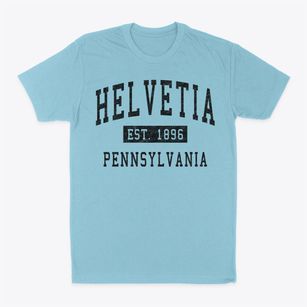 Helvetia Pennsylvania Classic Established Classic Dad T-Shirt