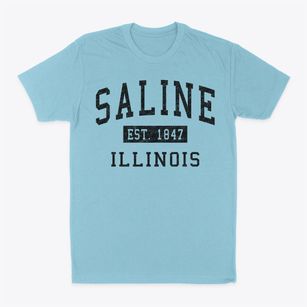 Saline Illinois Classic Established Classic Dad T-Shirt