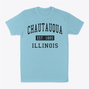 Chautauqua Illinois Classic Established Classic Dad T-Shirt
