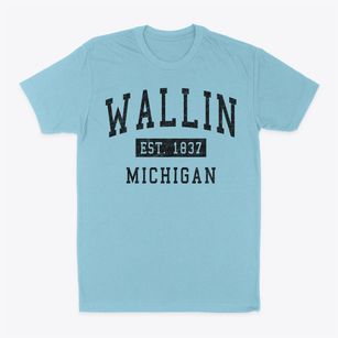 Wallin Michigan Classic Established Classic Dad T-Shirt