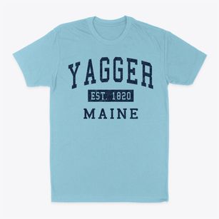 Yagger Maine Classic Established Classic Dad T-Shirt