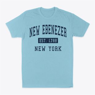 New Ebenezer New York Classic Established Classic Dad T-Shirt
