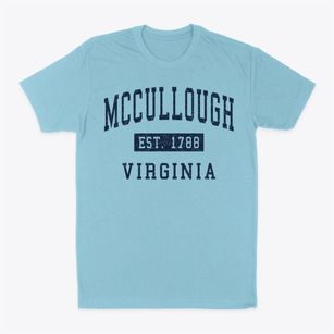 Mccullough Virginia Classic Established Classic Dad T-Shirt