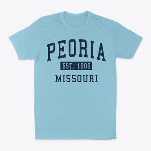 Peoria Missouri Classic Established Classic Dad T-Shirt