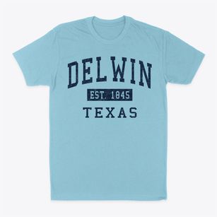 Delwin Texas Classic Established Classic Dad T-Shirt