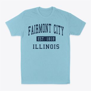 Fairmont City Illinois Classic Established Classic Dad T-Shirt
