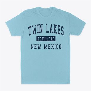 Twin Lakes New Mexico Classic Established Classic Dad T-Shirt
