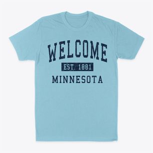 Welcome Minnesota Classic Established Classic Dad T-Shirt
