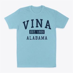 Vina Alabama Classic Established Classic Dad T-Shirt
