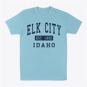 Elk City Idaho Classic Established Classic Dad T-Shirt