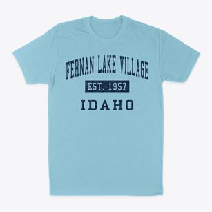 Fernan Lake Village Idaho Classic Established Classic Dad T-Shirt