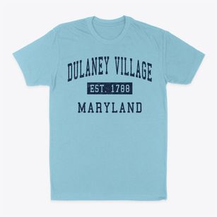 Dulaney Village Maryland Classic Established Classic Dad T-Shirt
