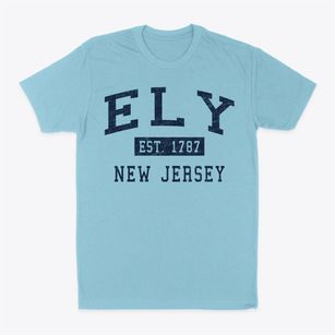 Ely New Jersey Classic Established Classic Dad T-Shirt