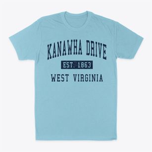 Kanawha Drive West Virginia Classic Established Classic Dad T-Shirt