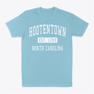 Hootentown North Carolina Classic Established Classic Dad T-Shirt