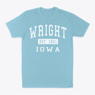 Wright Iowa Classic Established Classic Dad T-Shirt