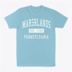 Marshlands Pennsylvania Classic Established Classic Dad T-Shirt