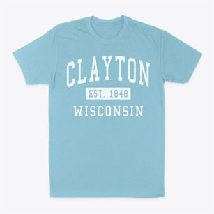 Clayton Wisconsin Classic Established Classic Dad T-Shirt