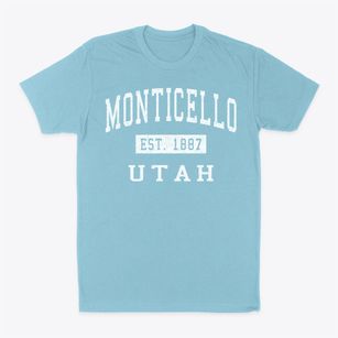 Monticello Utah Classic Established Classic Dad T-Shirt