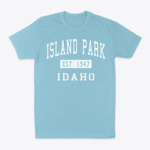 Island Park Idaho Classic Established Classic Dad T-Shirt