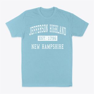 Jefferson Highland New Hampshire Classic Established Classic Dad T-Shirt