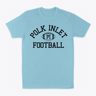 Polk Inlet School Classic Football Classic Dad T-Shirt