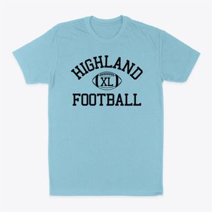 Highland High School Classic Football Classic Dad T-Shirt