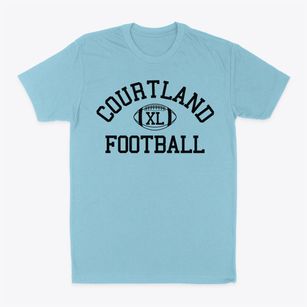 Courtland High School Classic Football Classic Dad T-Shirt
