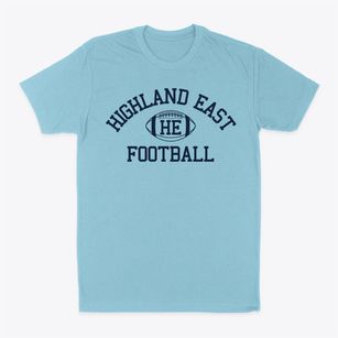 Highland East Junior High School Classic Football Classic Dad T-Shirt