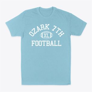 Ozark 7th Grade School Classic Football Classic Dad T-Shirt