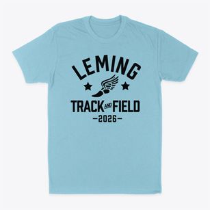 Leming Elementary School Track and Field Classic Dad T-Shirt