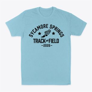 Sycamore Springs Middle School Track and Field Classic Dad T-Shirt