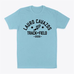 Lauro Cavazos Elementary School Track and Field Classic Dad T-Shirt