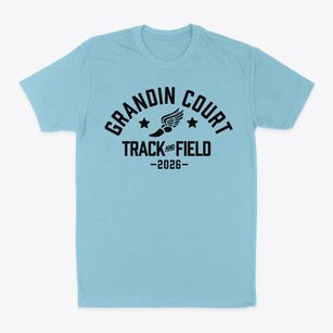 Grandin Court Elementary School Track and Field Classic Dad T-Shirt