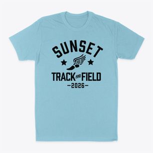 Sunset Middle School Track and Field Classic Dad T-Shirt