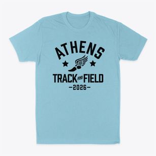 Athens Montessori School Track and Field Classic Dad T-Shirt