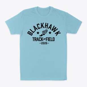 Blackhawk Middle School Track and Field Classic Dad T-Shirt