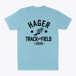 Hager Elementary School Track and Field Classic Dad T-Shirt