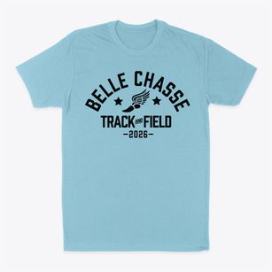 Belle Chasse Middle School Track and Field Classic Dad T-Shirt