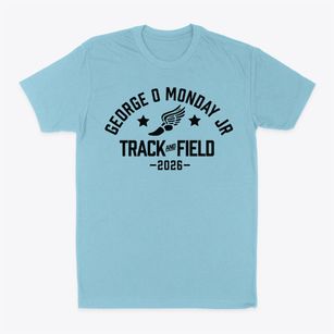 George O Monday Jr Elementary School Track and Field Classic Dad T-Shirt