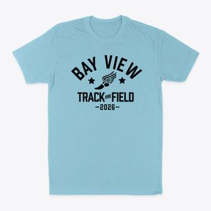 Bay View Elementary School Track and Field Classic Dad T-Shirt