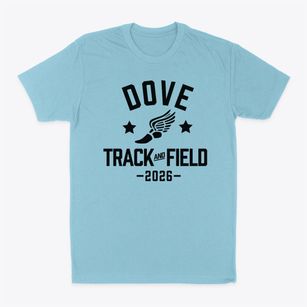 Dove Academy Track and Field Classic Dad T-Shirt
