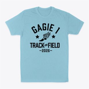 Gagie School 1 Track and Field Classic Dad T-Shirt