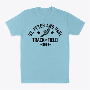 Saint Peter And Paul School Track and Field Classic Dad T-Shirt