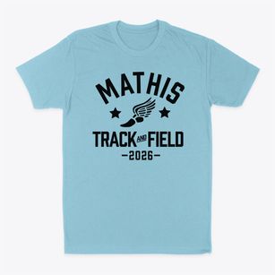 Mathis Elementary School Track and Field Classic Dad T-Shirt