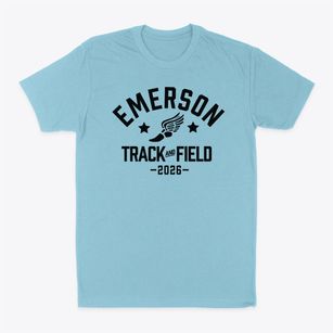 Emerson High School Track and Field Classic Dad T-Shirt