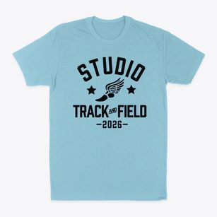 Studio Elementary School Track and Field Classic Dad T-Shirt