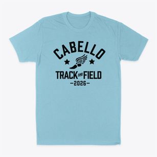 Cabello Elementary School Track and Field Classic Dad T-Shirt