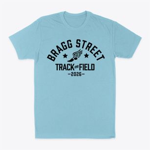 Bragg Street Academy Track and Field Classic Dad T-Shirt